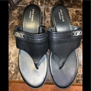 Cole Haan(genuine leather)thong platform sandals